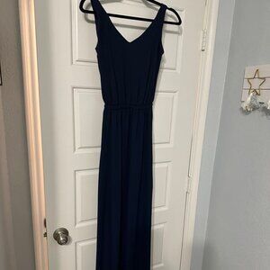 Navy blue bridesmaid dress